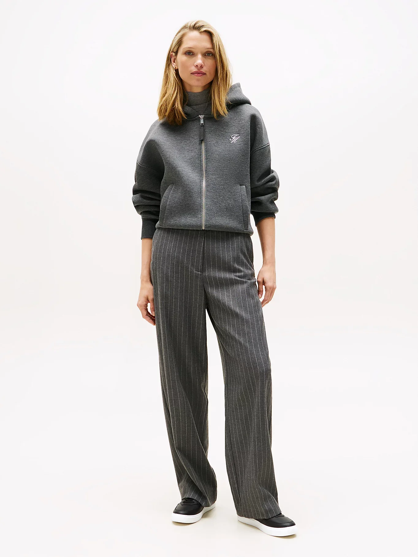 Tommy Hilfiger Yükseltilmiş Kort Stili Kadın Siyah Sneaker FW0FW08680BDS