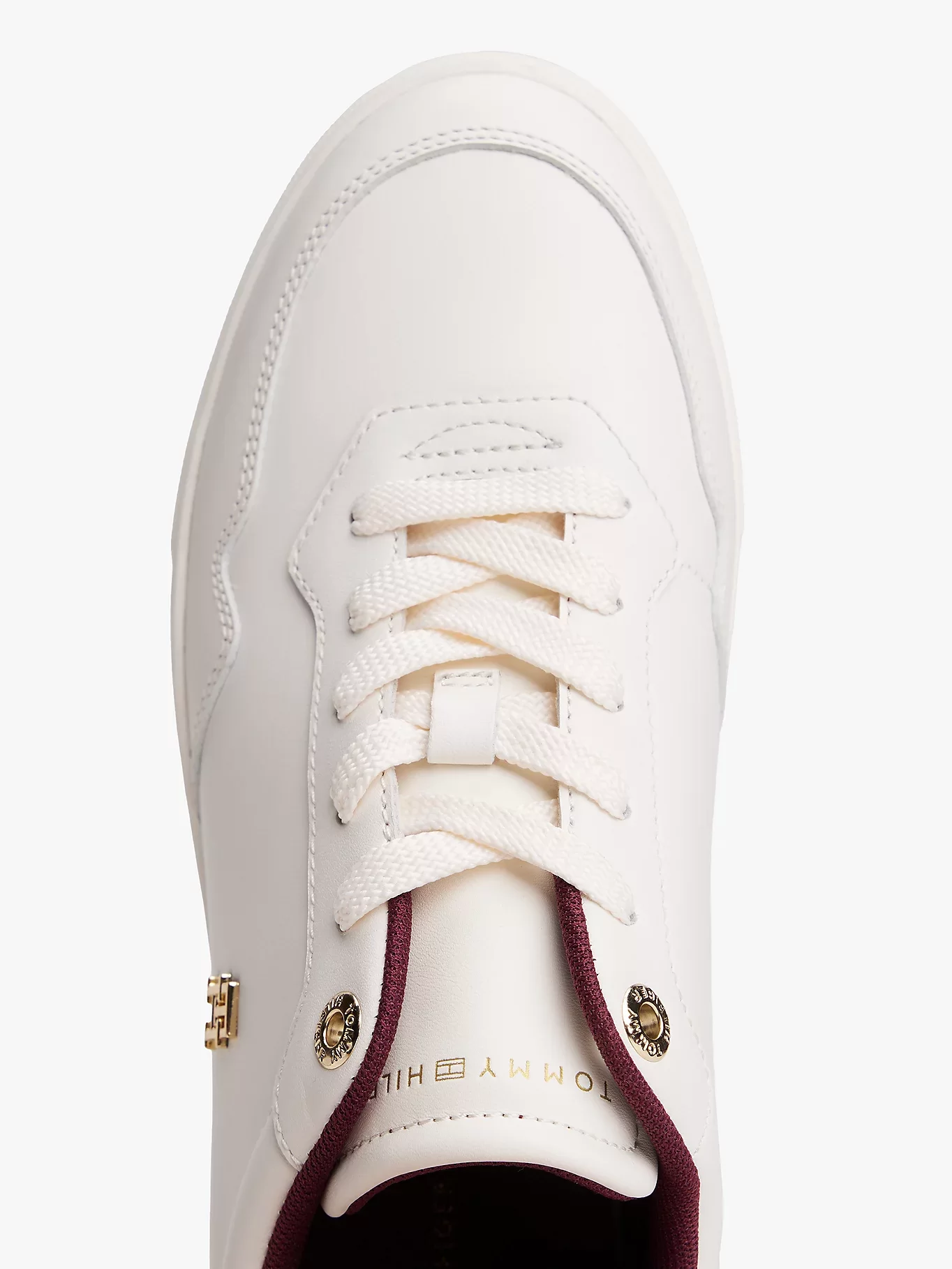 Tommy Hilfiger Yükseltilmiş Kort Stili Kadın Sneaker FW0FW08680YBH