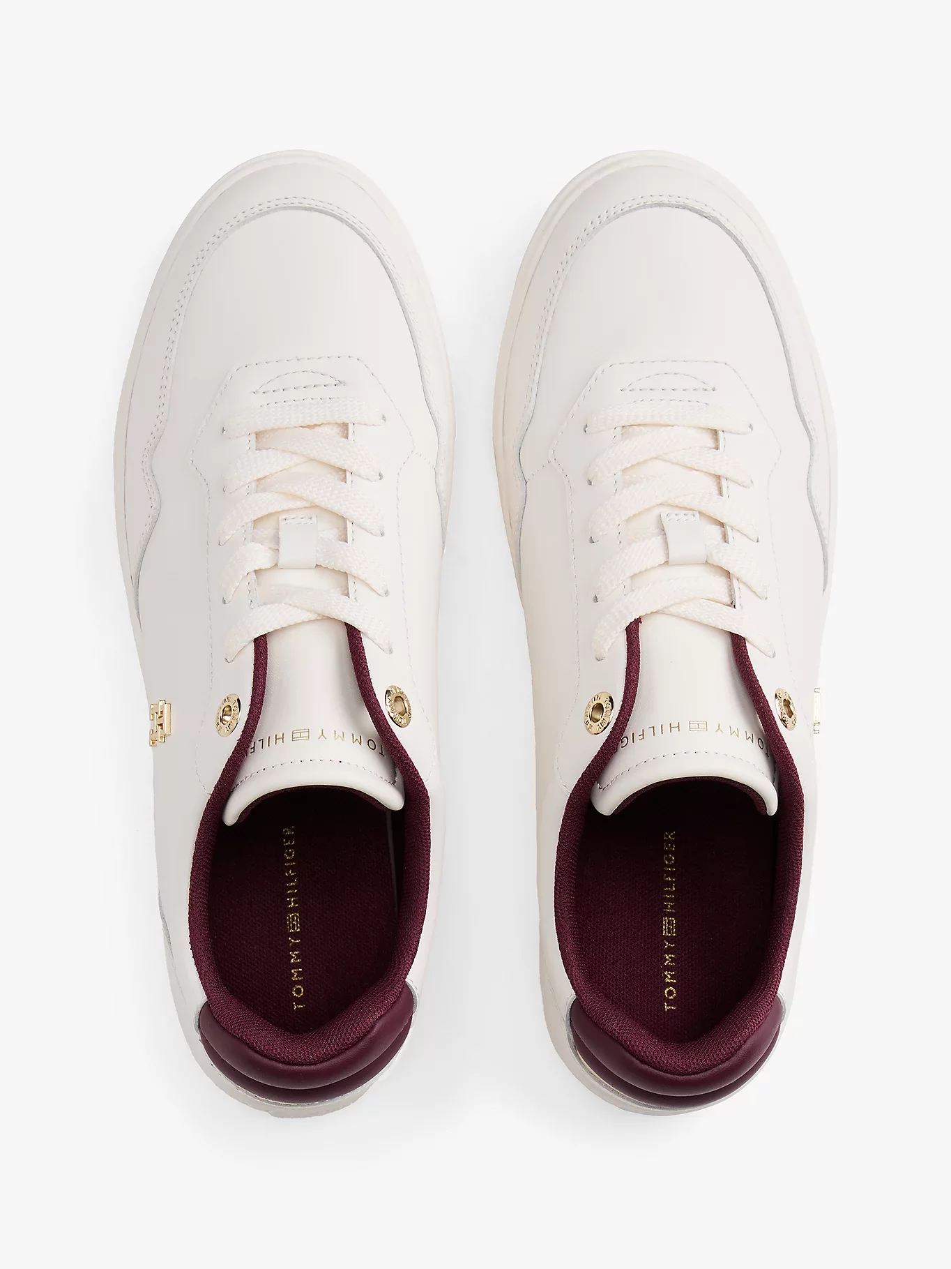 Tommy Hilfiger Yükseltilmiş Kort Stili Kadın Sneaker FW0FW08680YBH