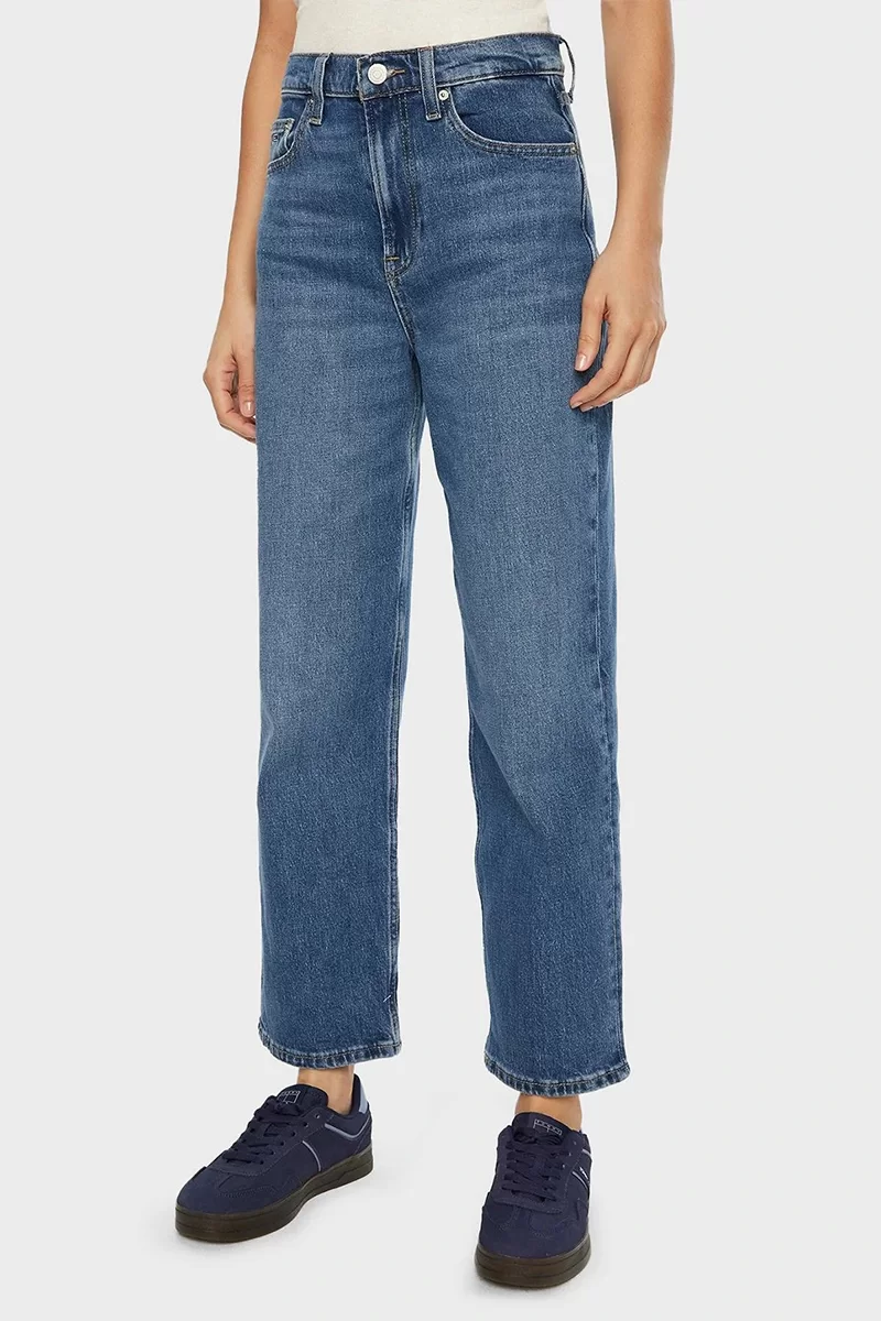 Tommy Jeans LAYLA HR SLIM STRAIGHT CH0130 Kadın  Jeans DW0DW195631A5