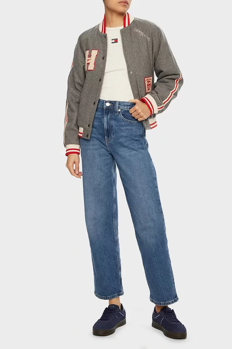 Tommy Jeans LAYLA HR SLIM STRAIGHT CH0130 Kadın  Jeans DW0DW195631A5