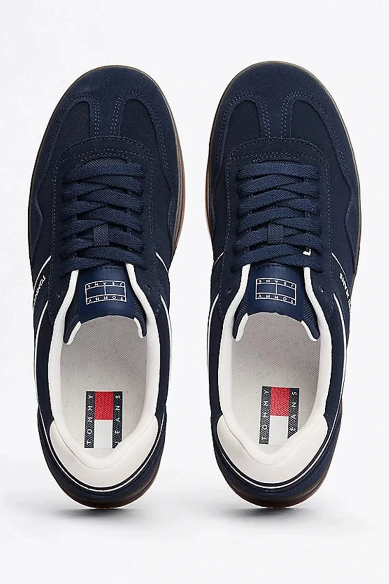 Tommy Hilfiger Erkek Lacivert Greenwich Süet Sneaker