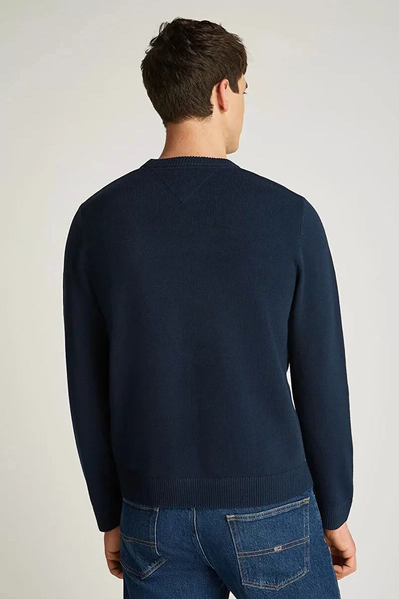 Tommy Jeans Erkek Lacivert Kazak