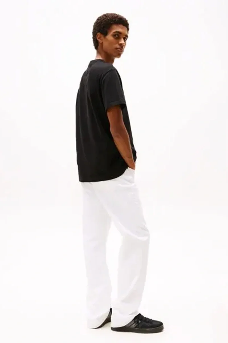 Tommy Hilfiger  Erkek Siyah  Bisiklet Yaka T-Shirt