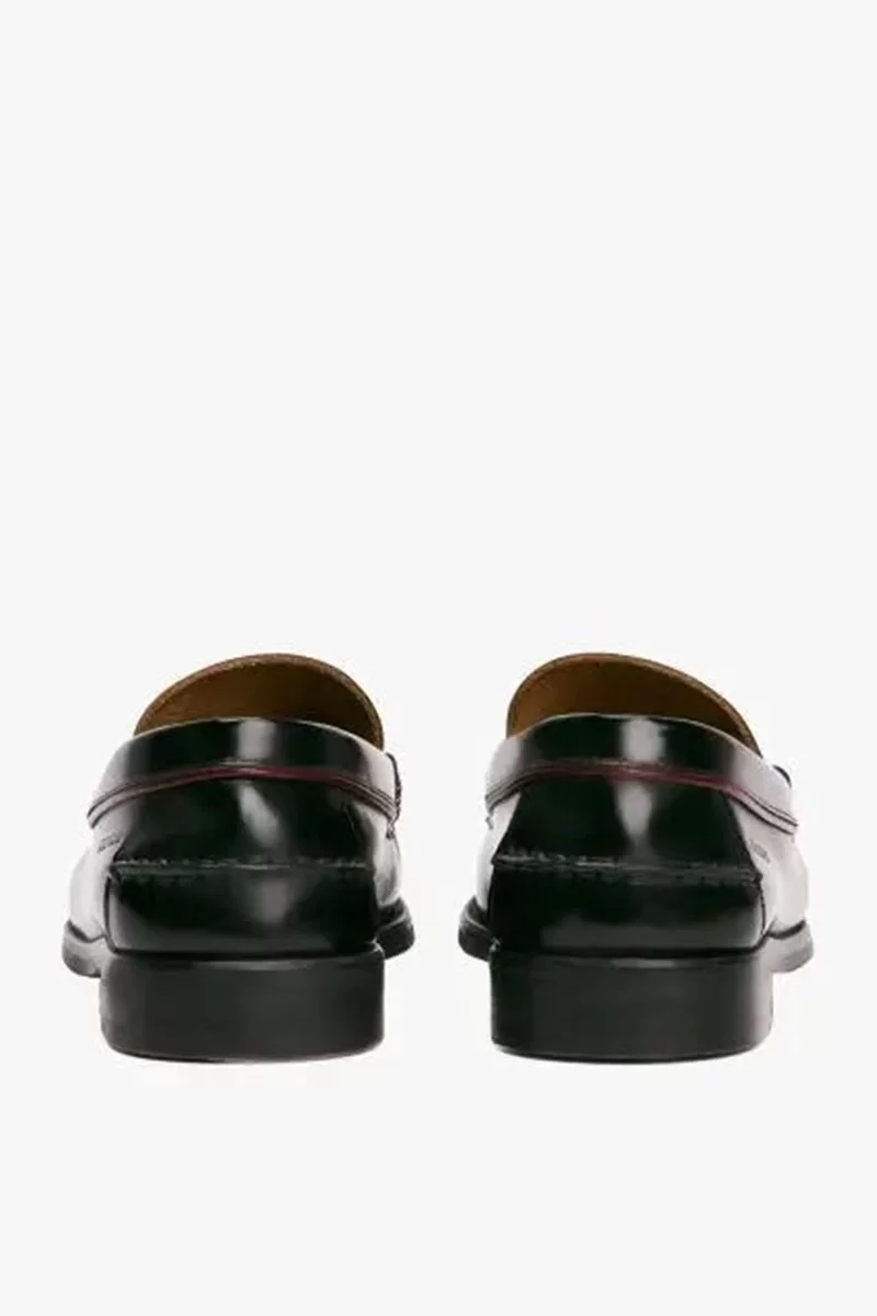 Tommy Hilfiger CLASSIC HILFIGER LEATHER LOAFER Erkek siyah Loafer FM0FM05362BDS