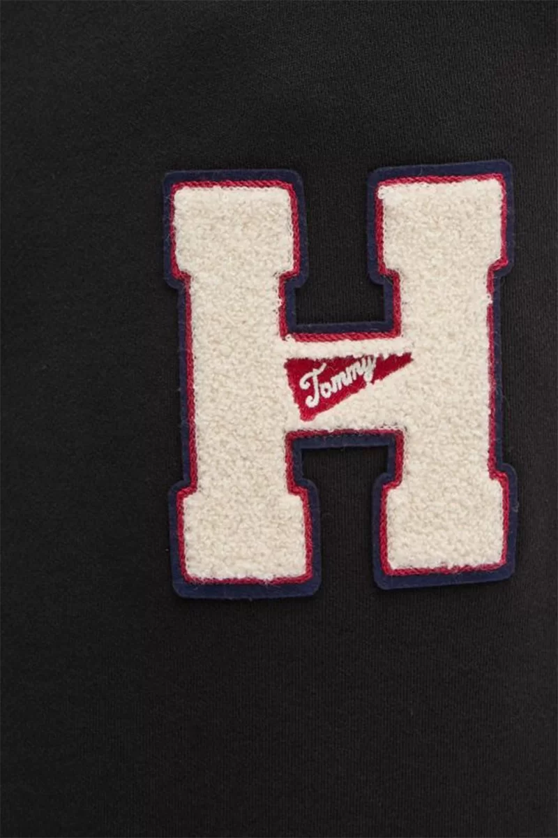 Tommy Jeans TJM TOWEL PATCH TERRY PANT Erkek siyah Eşofman Altı DM0DM21277BDS