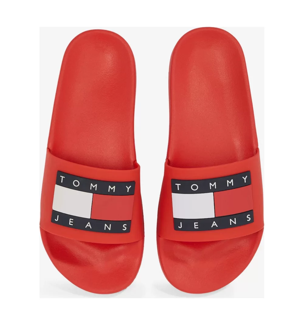 Tommy Hilfiger TOMMY JEANS FLAG POOL SLIDE Kadın  Terlik EN0EN02115XME