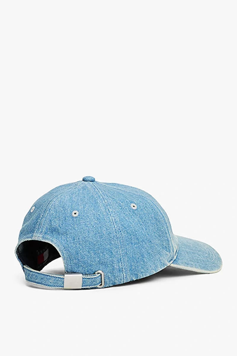 Tommy Jeans Heritage Kadın Mavi Kot Şapka AW0AW175820GY