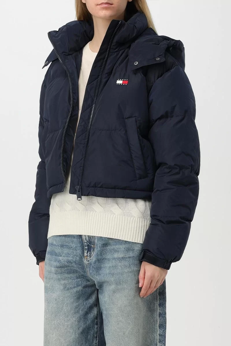 Tommy Jeans TJW CRP ALASKA PUFFER Kadın MAVİ Mont DW0DW18609C1G