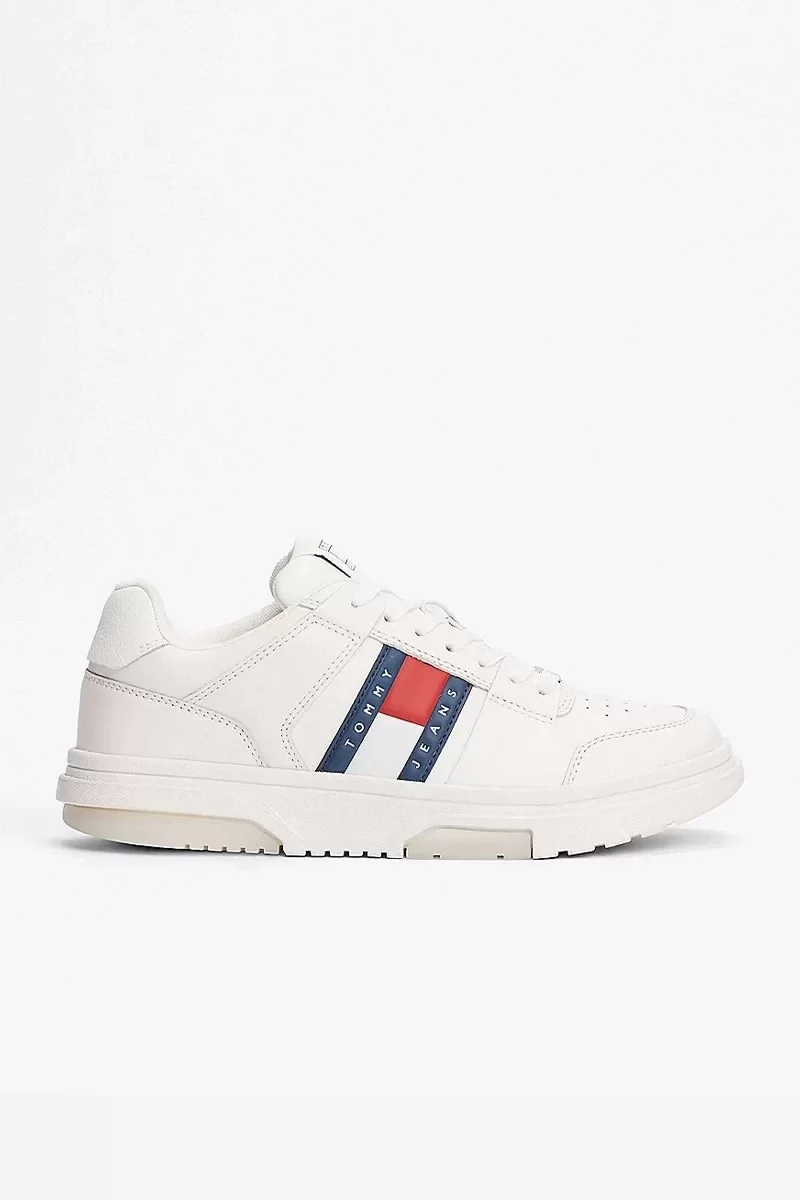 Tommy Jeans THE BROOKLYN ESS Kadın Beyaz Sneaker EN0EN02783YBL