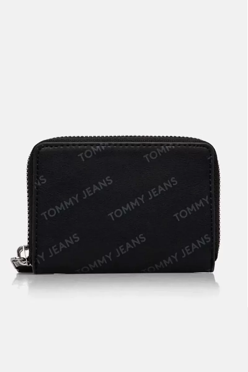 Tommy Jeans TJW ESS MUST SMALL ZA PRINT Kadın Siyah Cüzdan AW0AW164900GJ