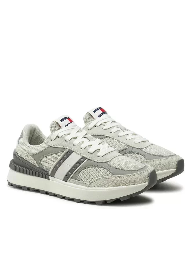 Tommy Hilfiger TJW TECH RUNNER Kadın gri Sneaker EN0EN02705P06