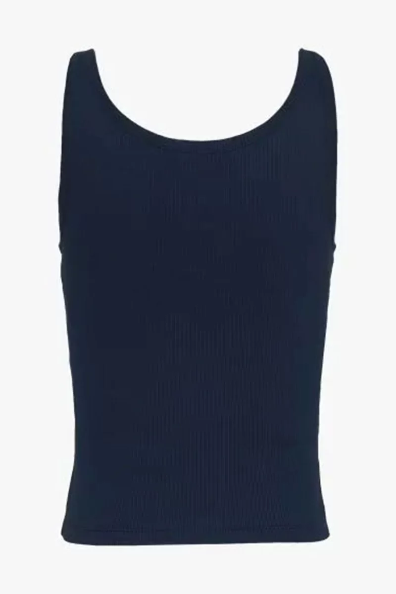 Tommy Jeans TJW SLIM BUTTON TANK Kadın lacivert Atlet DW0DW19492C1G
