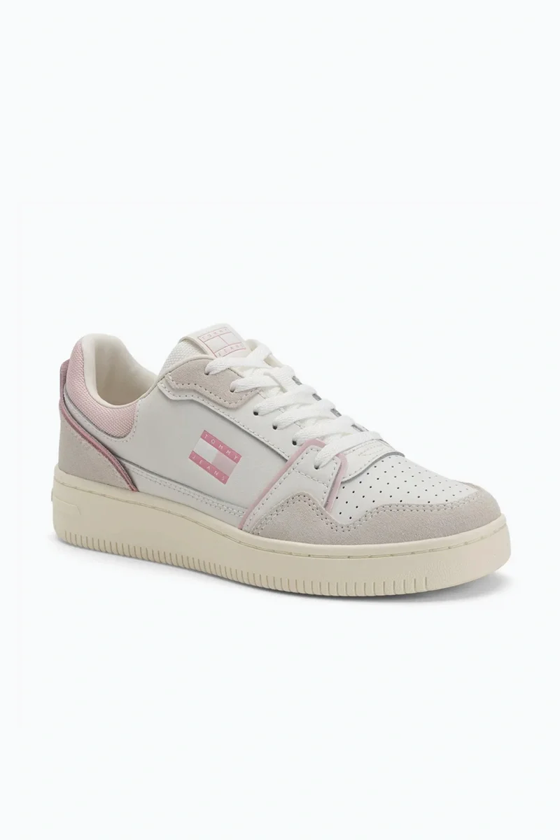 Tommy Hilfiger Kadın Retro Basketbol Beyaz Sneaker EN0EN0281802S