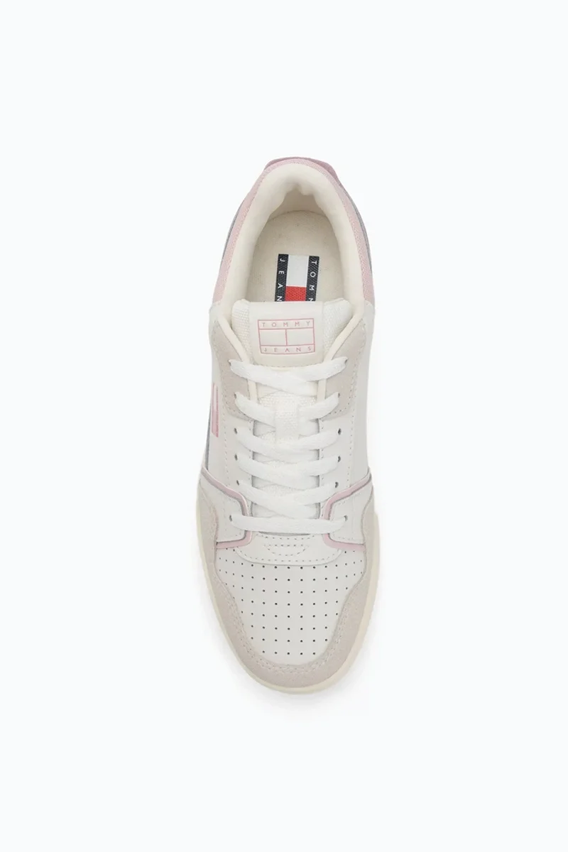 Tommy Hilfiger Kadın Retro Basketbol Beyaz Sneaker EN0EN0281802S