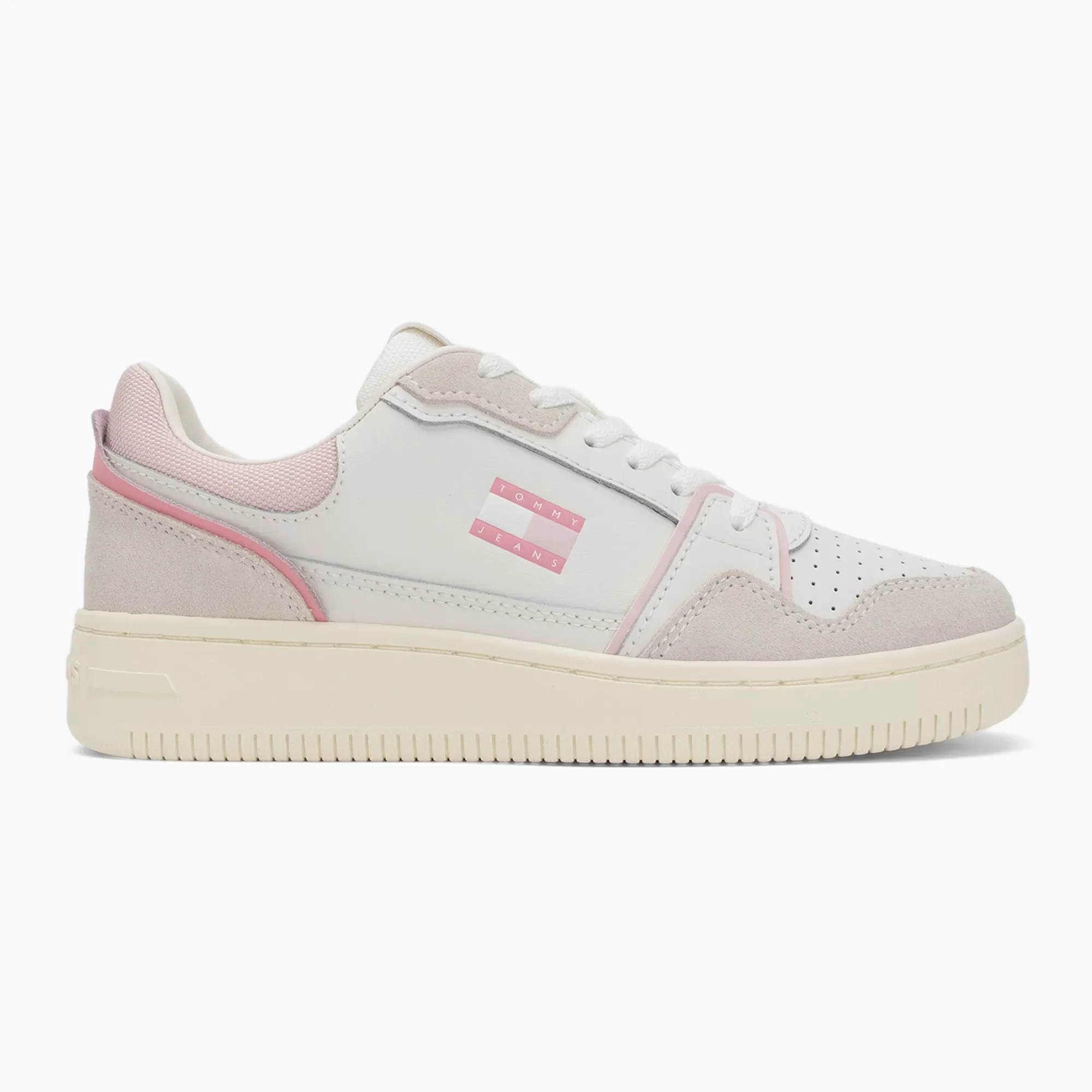 Tommy Jeans Kadın Retro Basketbol Beyaz Sneaker EN0EN0281802S