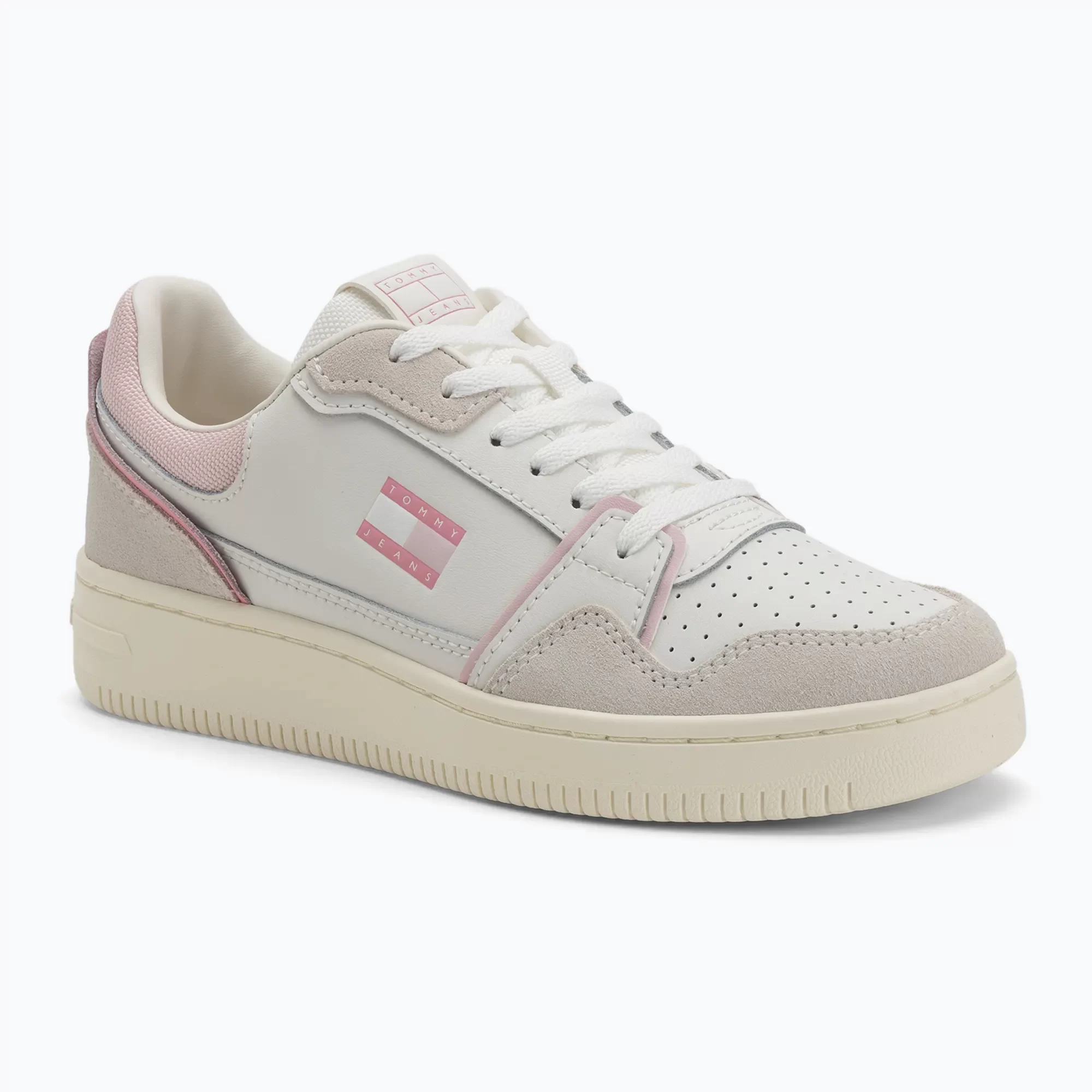 Tommy Jeans Kadın Retro Basketbol Beyaz Sneaker EN0EN0281802S