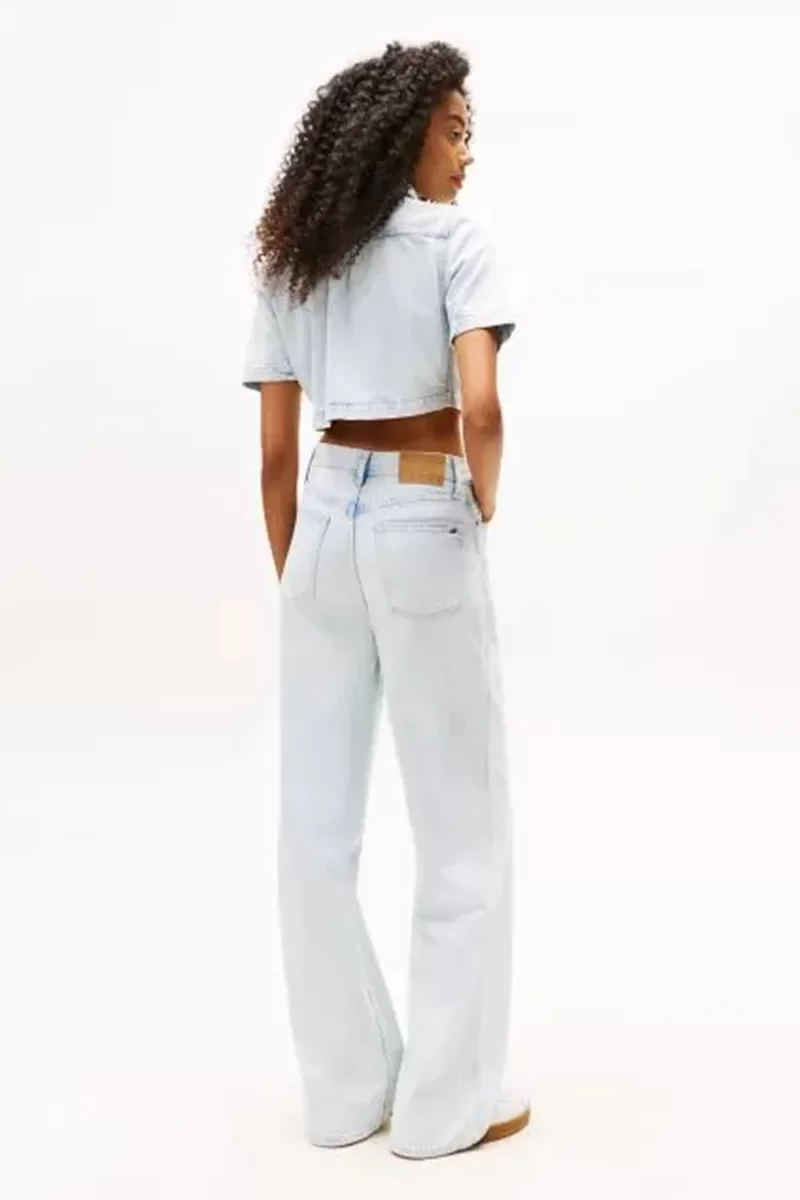 Tommy Jeans Lightweight Denim Kadın Denim Gömlek DW0DW210721AB