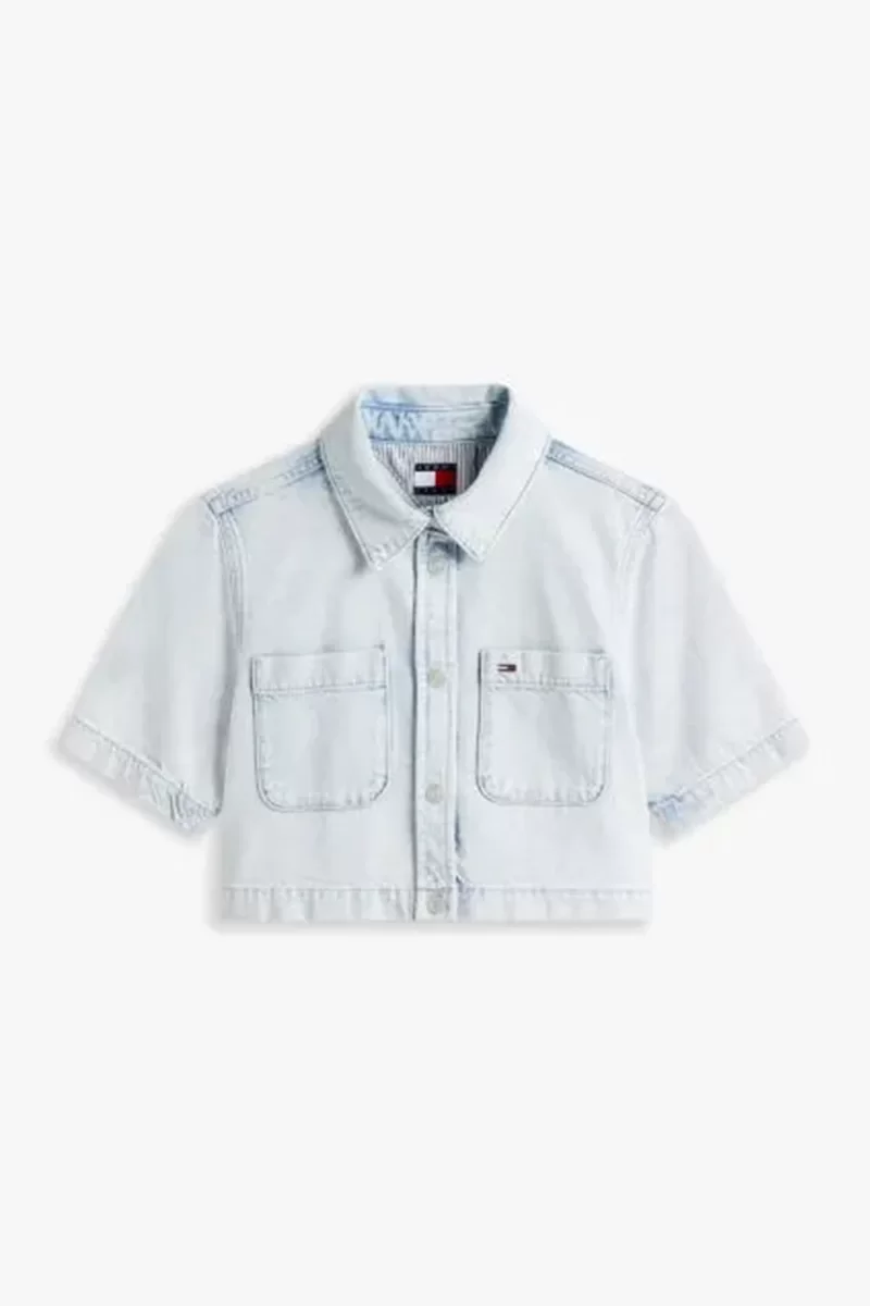 Tommy Jeans Lightweight Denim Kadın Denim Gömlek DW0DW210721AB