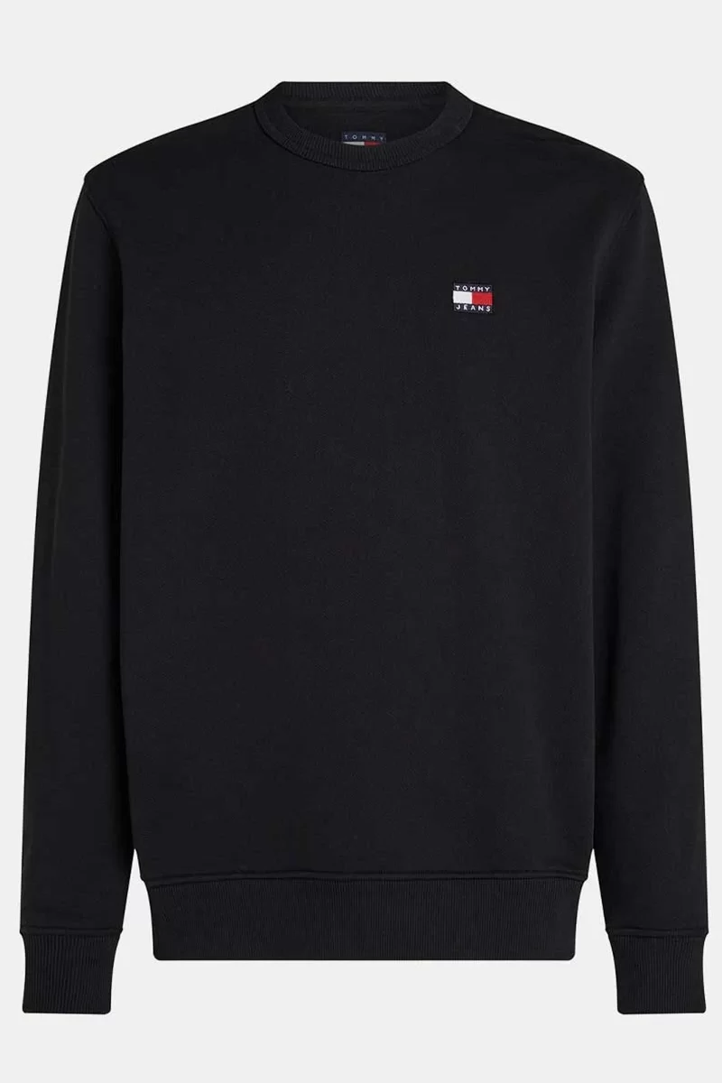 Tommy Hilfiger  Erkek  Siyah Logolu  Kazak