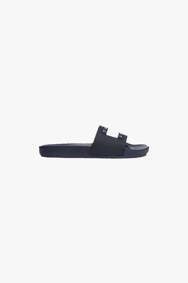 Tommy Hilfiger TOMMY JEANS POOL SLIDE ESS Erkek Lacivert Terlik EM0EM01191C1G