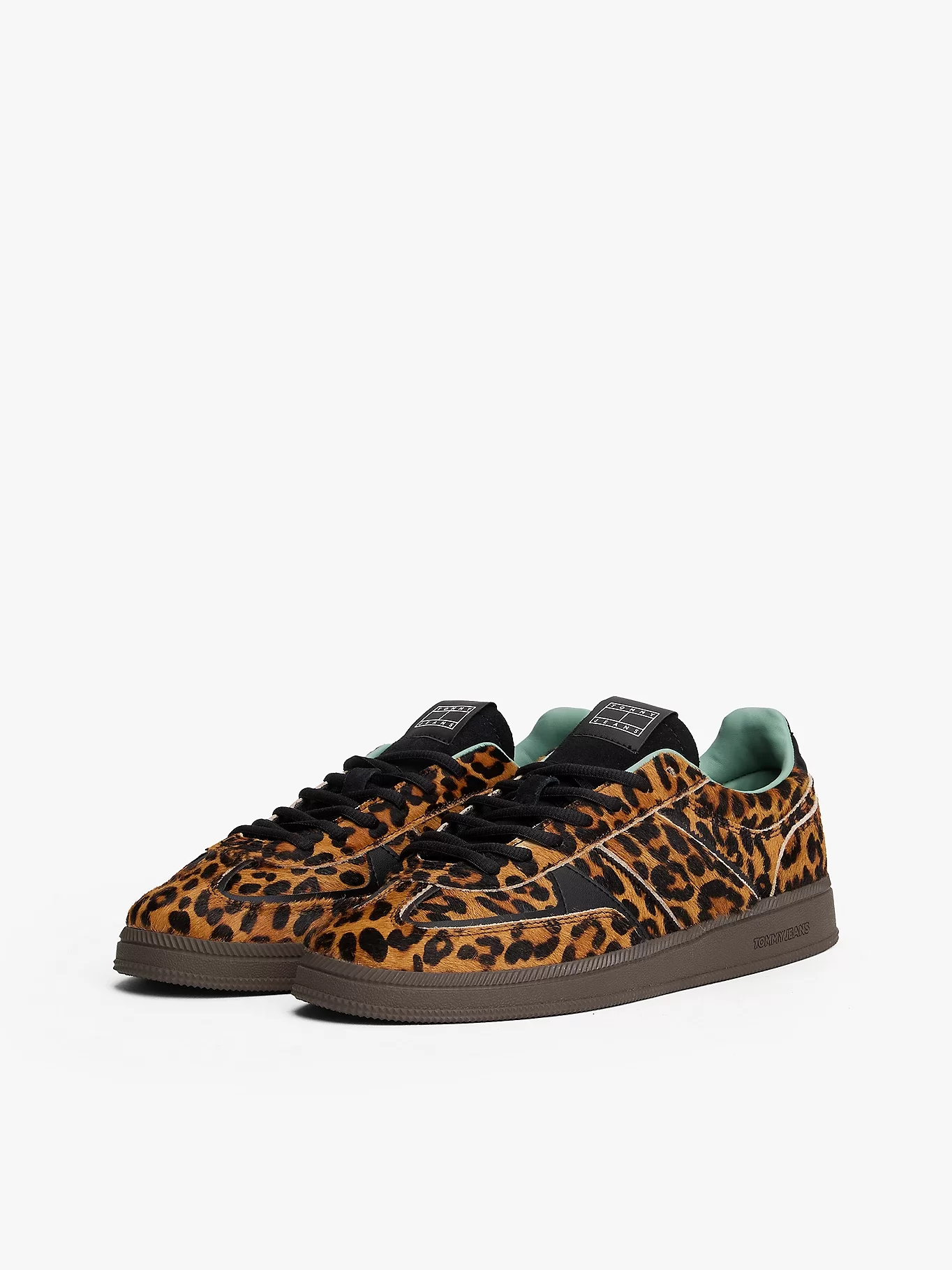 Tommy Jeans The Greenwich Edge Leopar Desenli Kadın Sneaker EN0EN029040K7