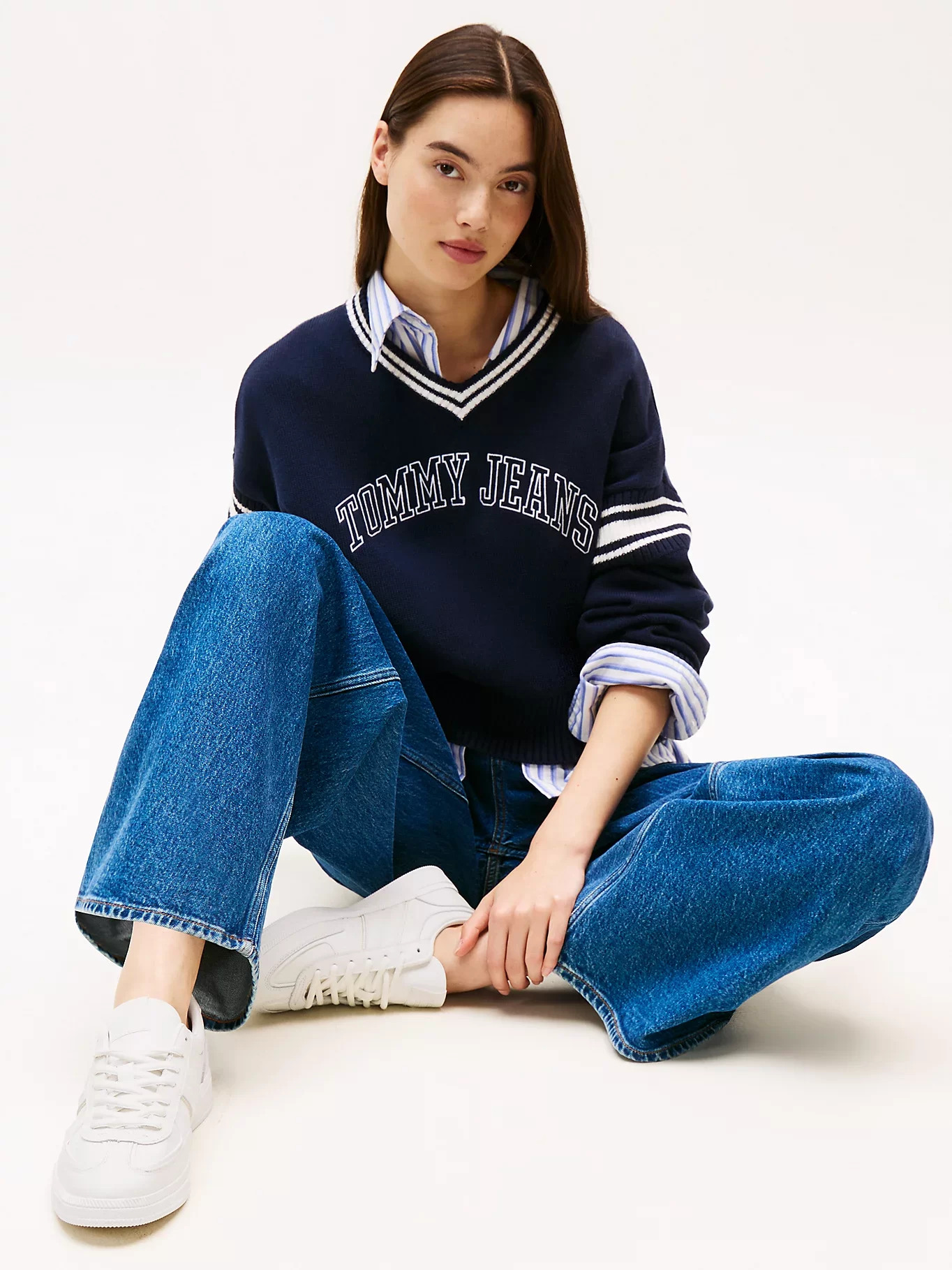 Tommy Jeans The Greenwich Edge Tam Deri Kadın Sneaker EN0EN02929YBL