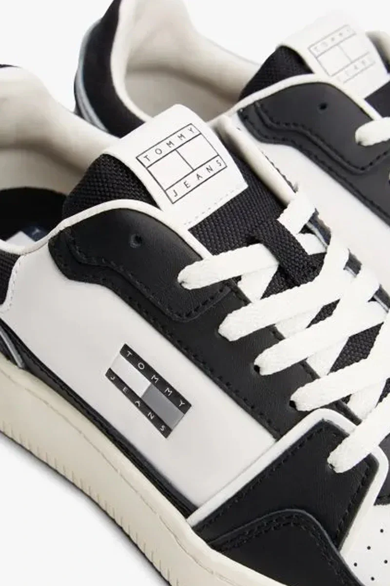 Tommy Jeans TJM RETRO BASKET Erkek Siyah Sneaker EM0EM01610BDS
