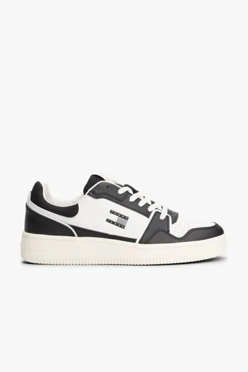 Tommy Jeans TJM RETRO BASKET Erkek Siyah Sneaker EM0EM01610BDS