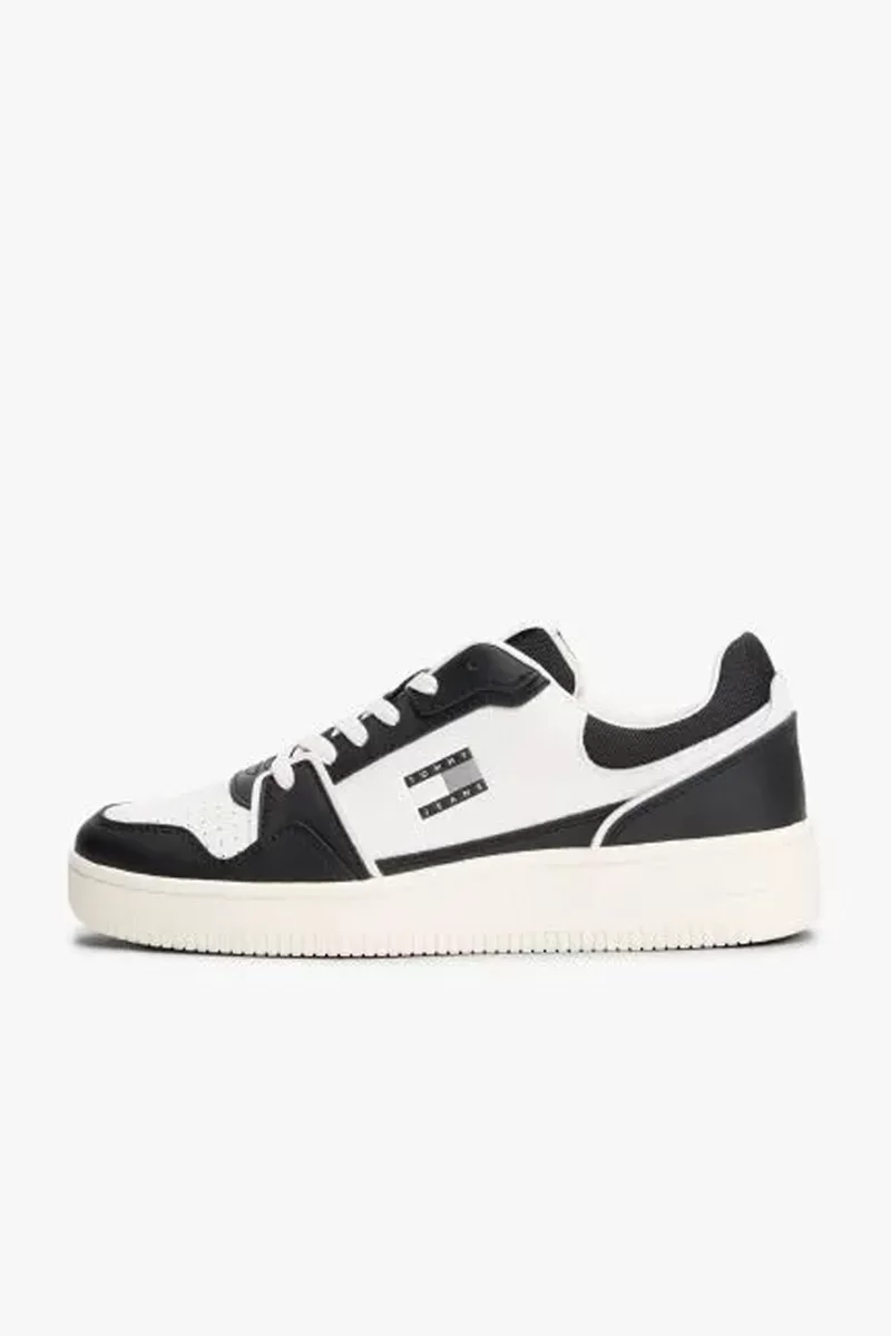 Tommy Jeans TJM RETRO BASKET Erkek Siyah Sneaker EM0EM01610BDS