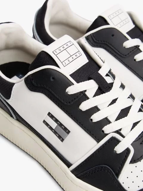 Tommy Jeans TJM RETRO BASKET Erkek Siyah Sneaker EM0EM01610BDS