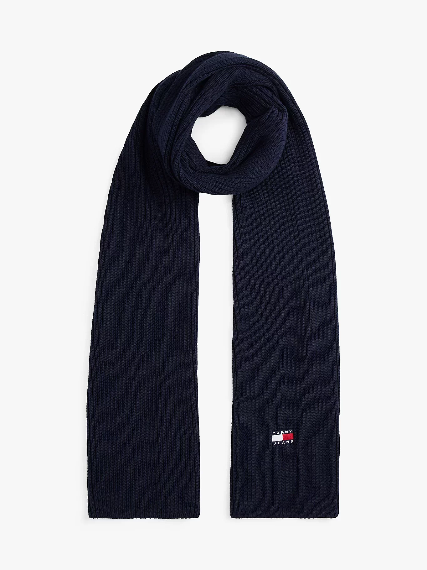 Tommy Jeans TJW Heritage Core Kadın Mavi Eşarp AW0AW18045C1G