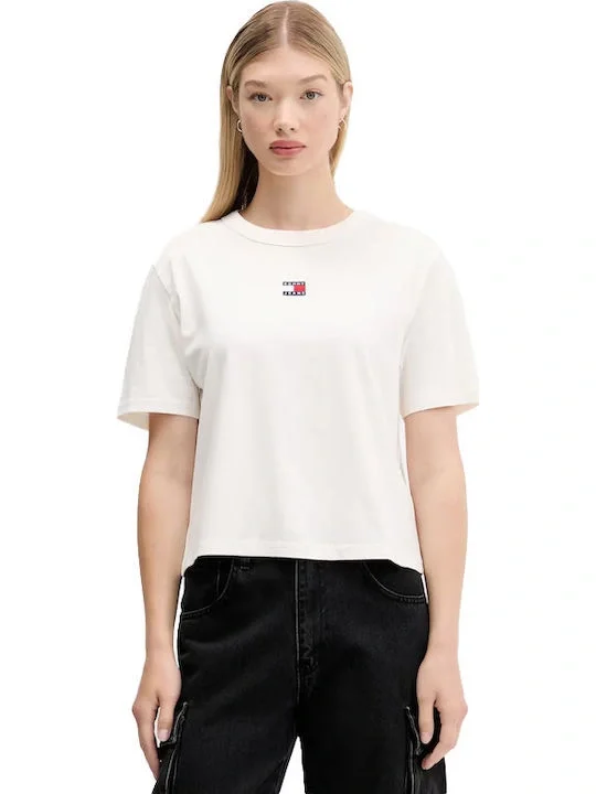 Tommy Hilfiger TJW Kutu Kesim Armalı Kadın T-shirt DW0DW22202YBH