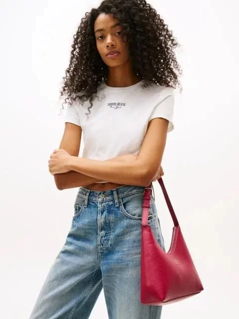 Tommy Jeans TJW MUST SHOULDER BAG Kadın Kırmızı Omuz Çantası AW0AW17548XJ9
