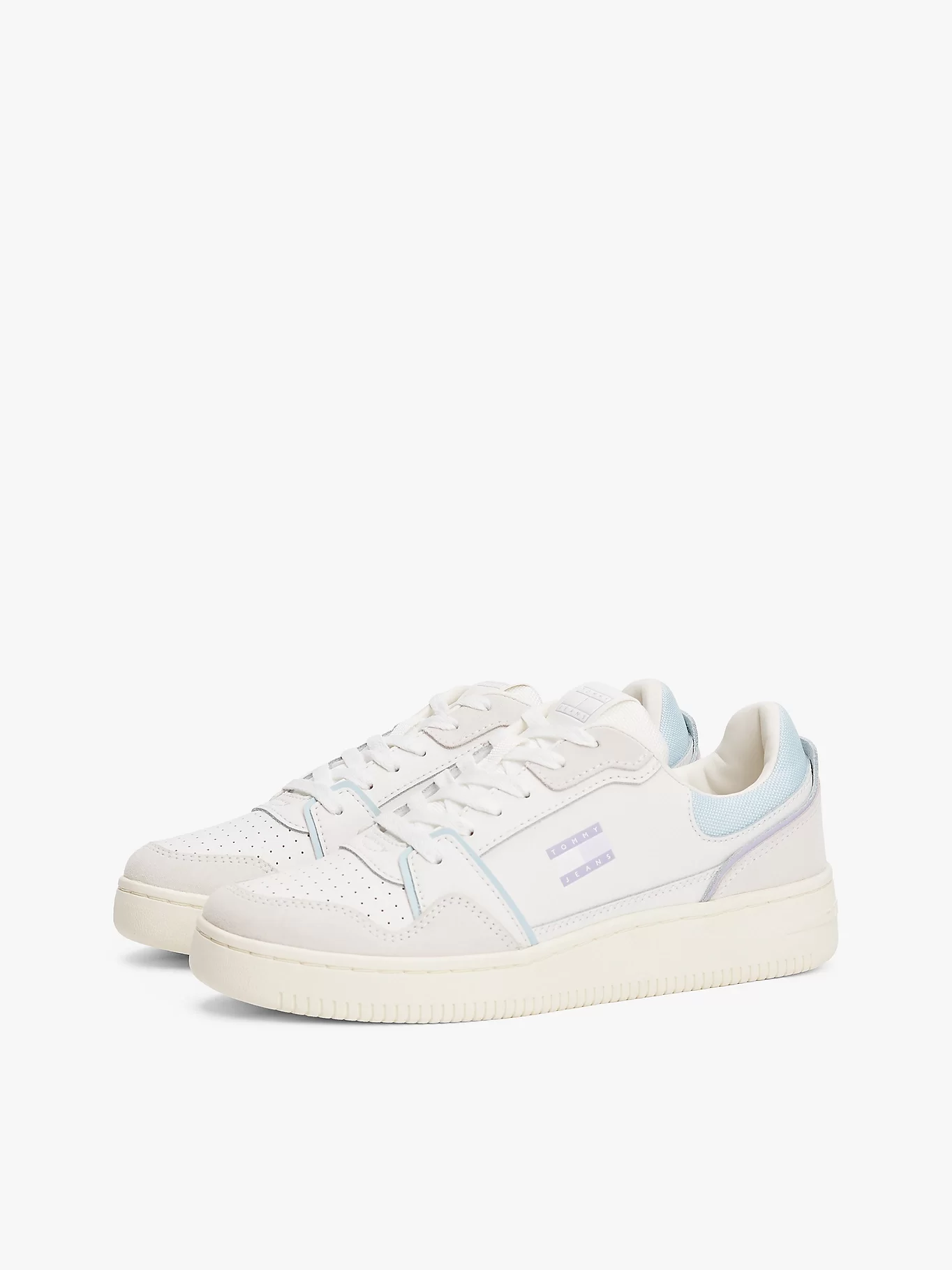 Tommy Jeans TJW RETRO BASKET SNEAKER Kadın Beyaz Sneaker EN0EN028180K9