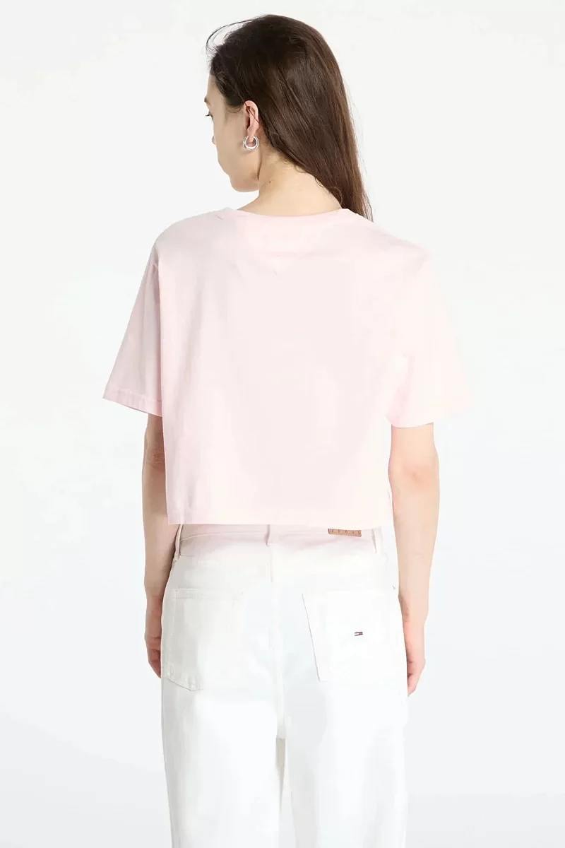 Tommy Jeans TJW RLX SH TONAL CREST TEE Kadın  T-shirt DW0DW20326TH3