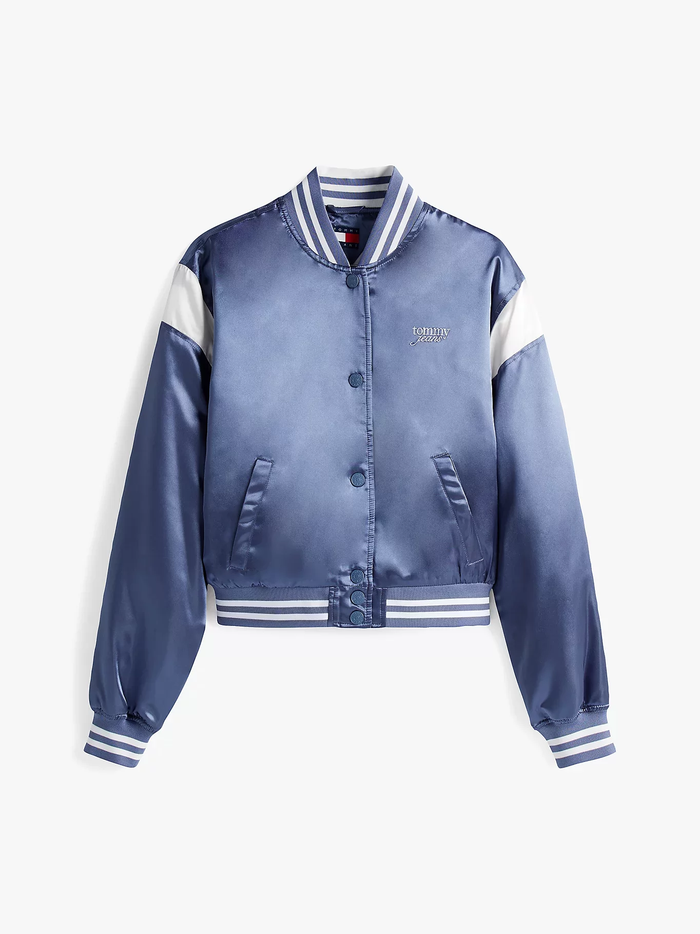 Tommy Jeans TJW SCRIPT VARSITY JACKET Kadın Gri Ceket DW0DW20960PO6
