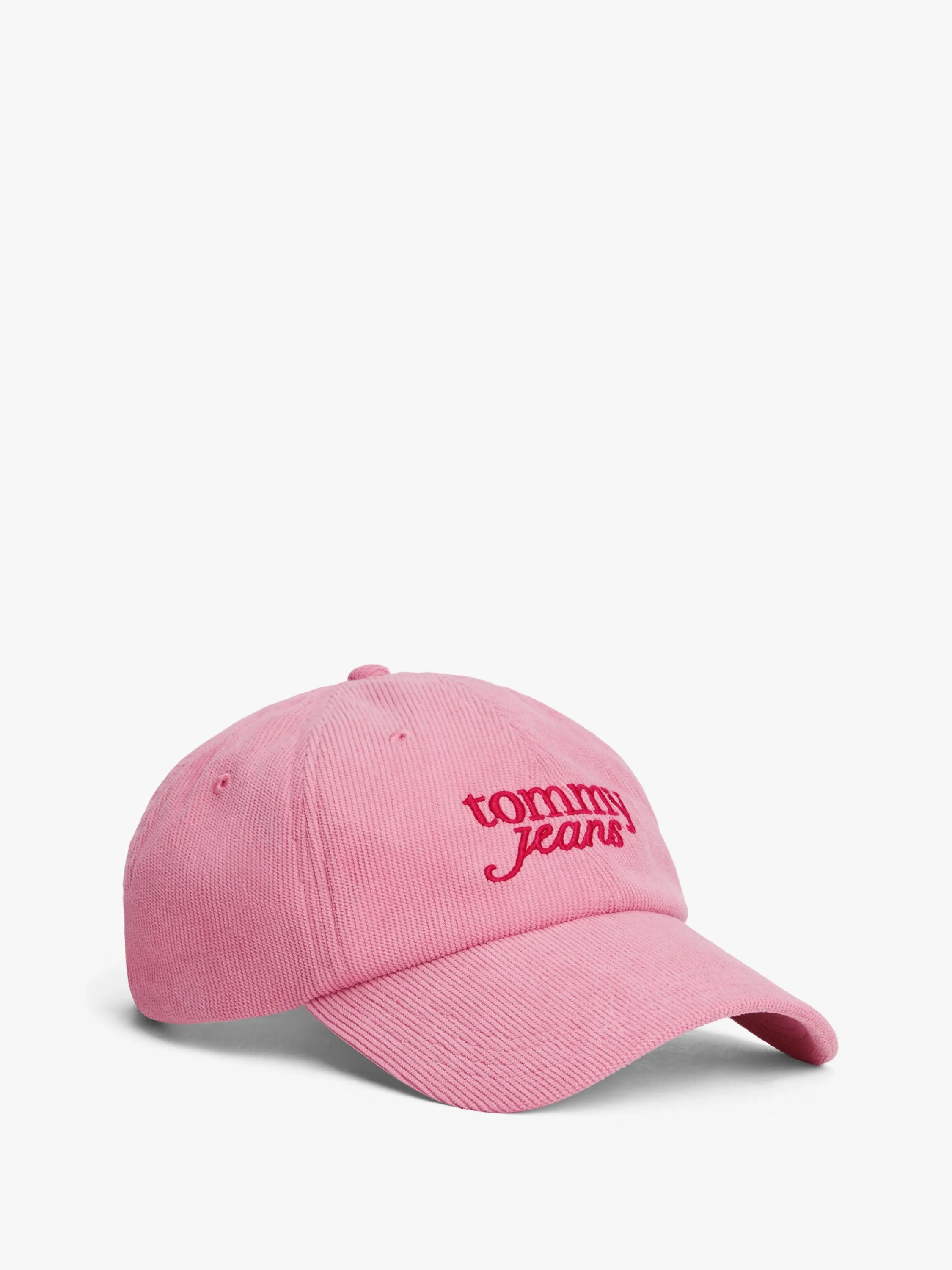 Tommy Hilfiger TJW Yazı Baskılı Kadın Pembe Şapka AW0AW17908THC