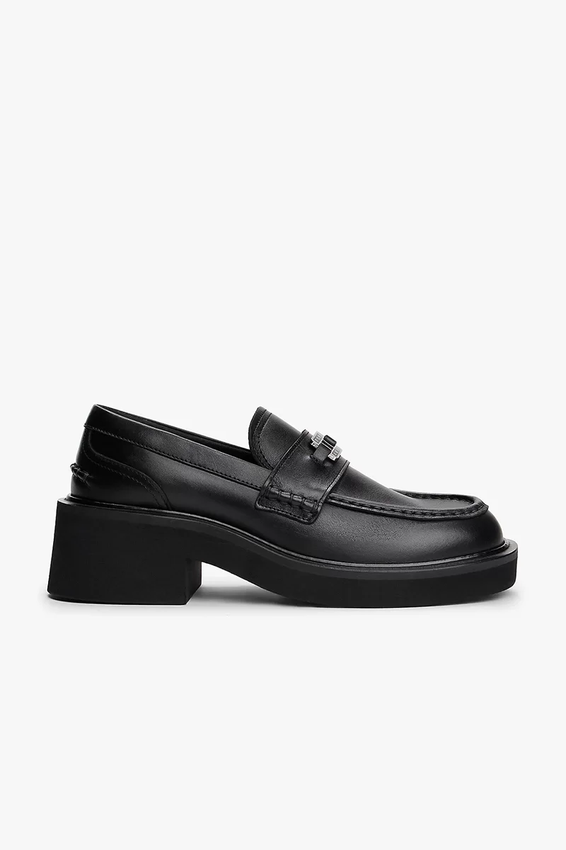 Tommy Jeans  Kalın Topuklu Kadın Siyah  Loafer EN0EN02789BDS