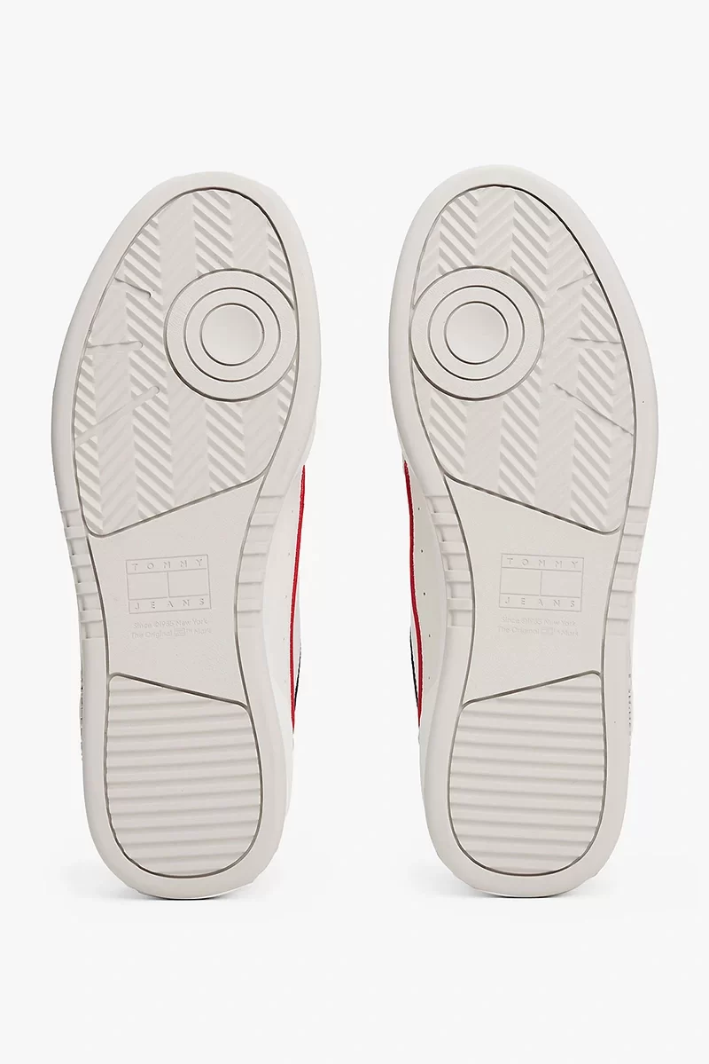 Tommy Jeans Tommy Jeans Yüksek Tabanlı Deri Erkek Sneaker EM0EM015850G1