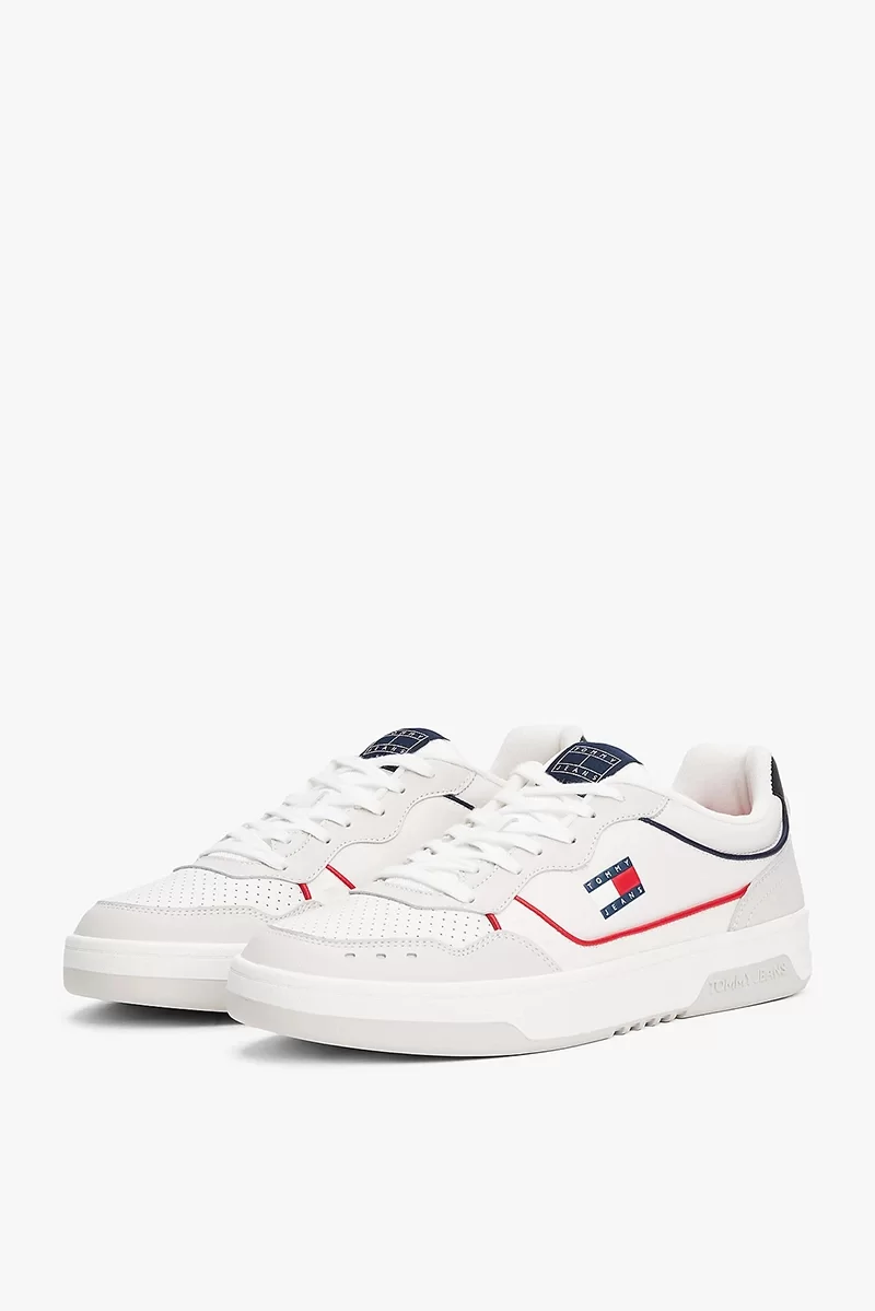 Tommy Jeans Tommy Jeans Yüksek Tabanlı Deri Erkek Sneaker EM0EM015850G1