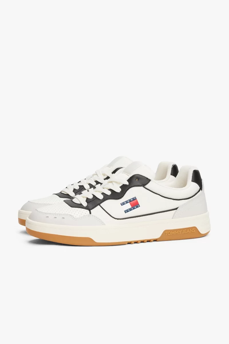 Tommy Jeans Tommy Jeans Yüksek Tabanlı Deri Erkek Sneaker EM0EM01585YBI