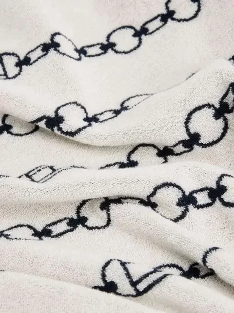 Tommy Hilfiger Unisex Bej Logo Nakışlı Plaj Havlusu