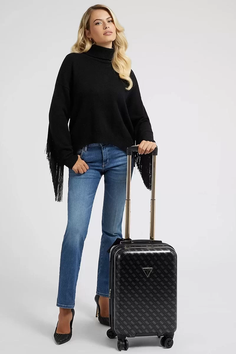 Guess Jesco 18 In 8-Wheeler Kadın Siyah Valiz TWH83899830-COA