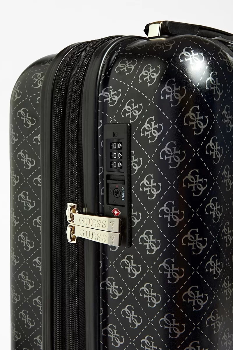 Guess Jesco 18 In 8-Wheeler Kadın Siyah Valiz TWH83899830-COA