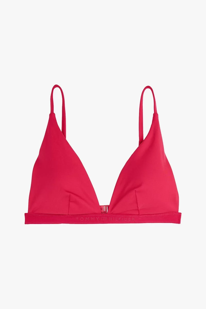 Tommy Hilfiger TRIANGLE FIXED RP Kadın kırmızı Bikini UW0UW05801TLI