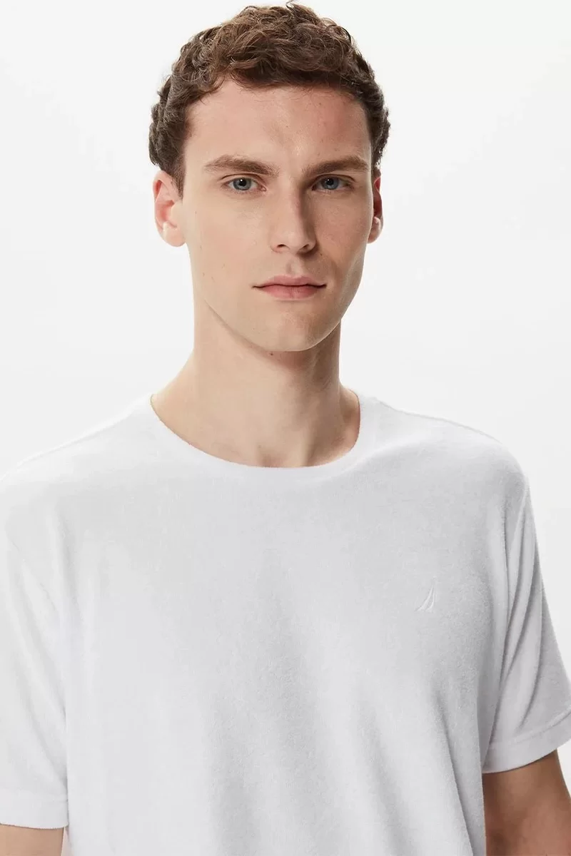 Nautica TSHIRT Erkek  T-shirt V35004T.1BW