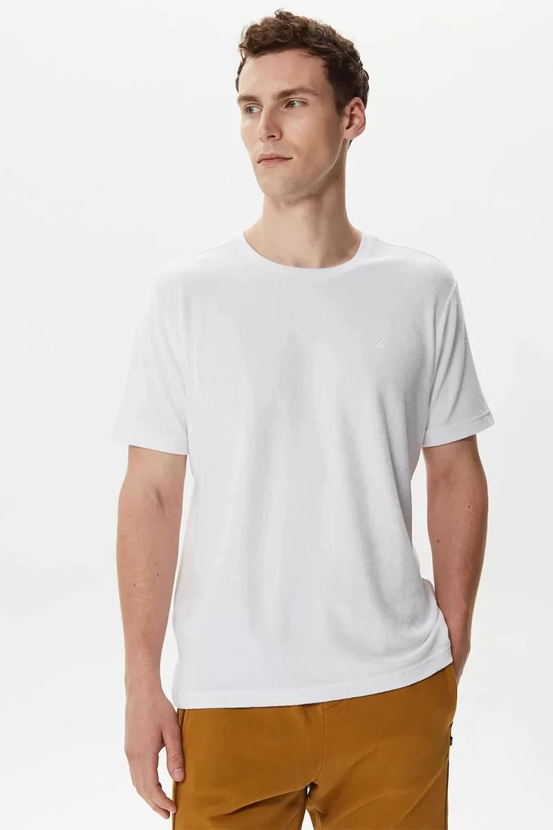 Nautica TSHIRT Erkek  T-shirt V35004T.1BW