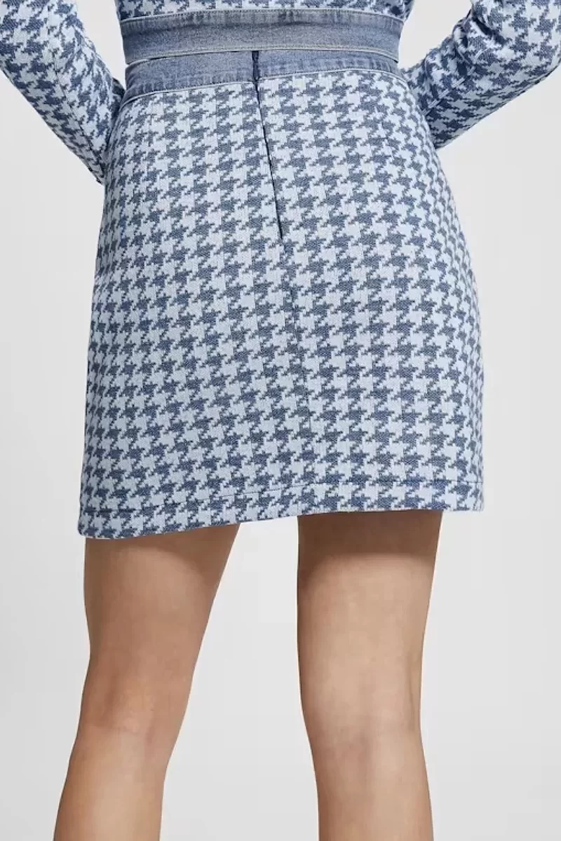 Guess TWEED SKIRT Kadın Mavi Etek W4RD93D59L1-PWAS