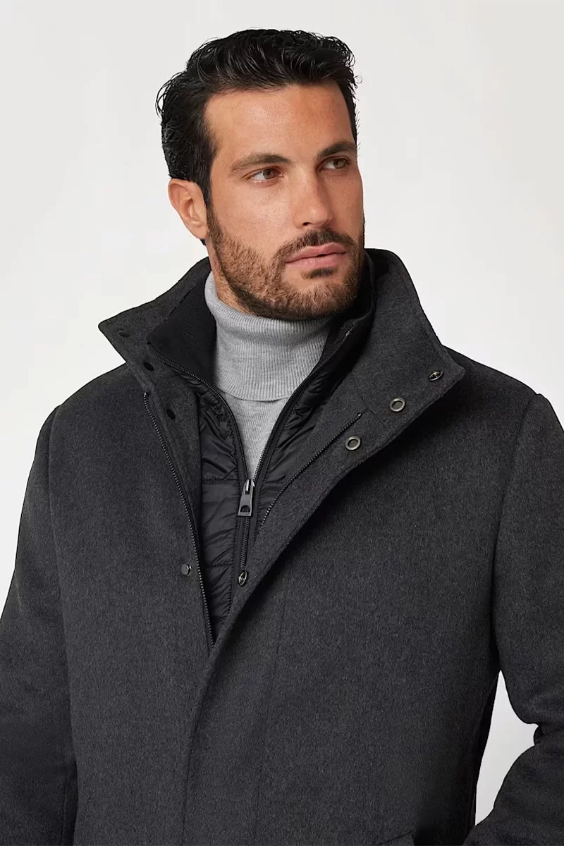 Guess URBAN COAT Erkek Siyah Mont M4BL30WGJ82-DWHT